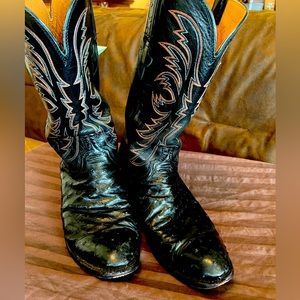 Mens 11.5 blk cowboy boots